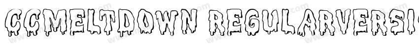 CCMeltdown RegularVersion 200 2015字体转换